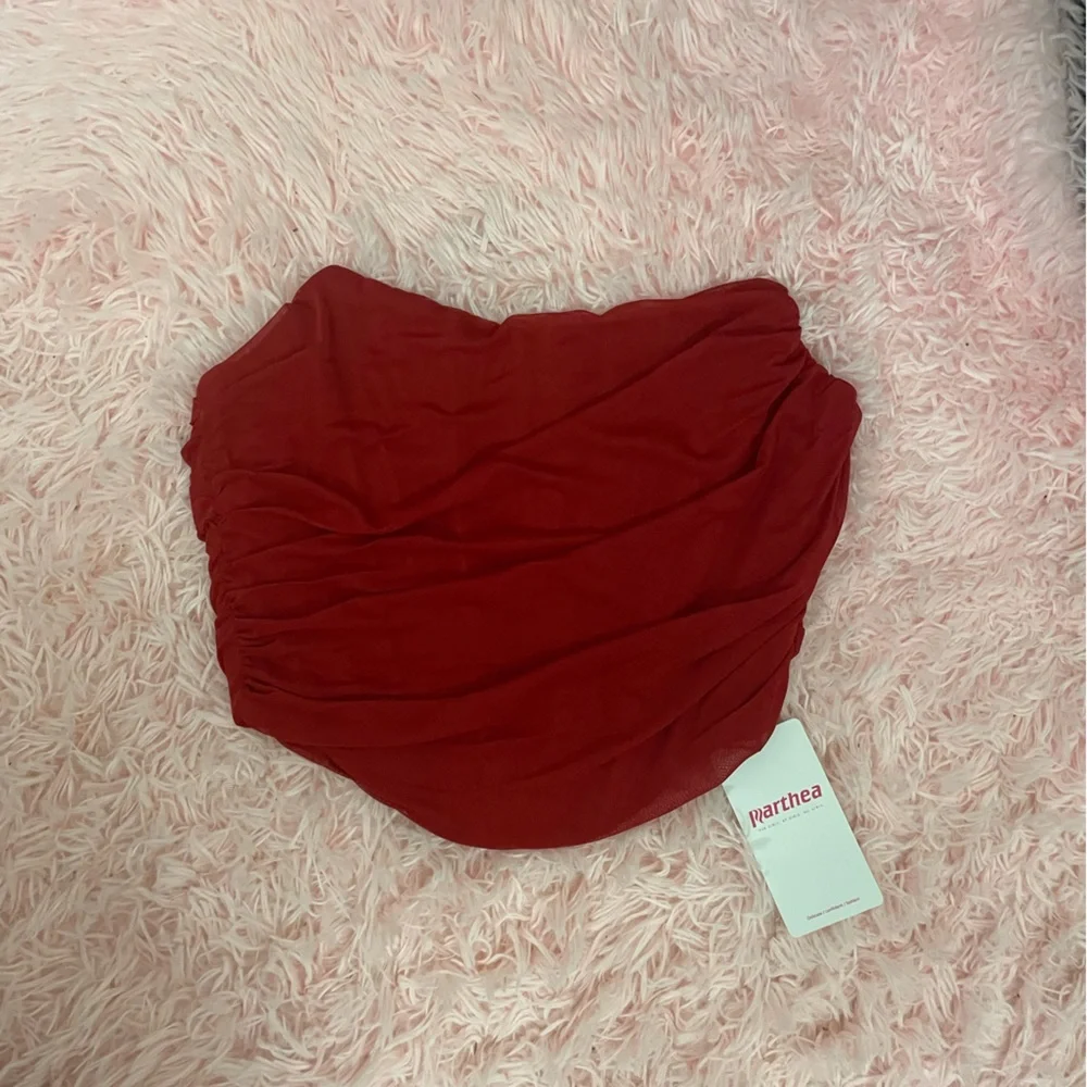 Bustier top red - Picture 4 of 4